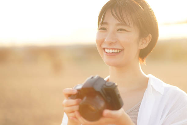 Woman taking a picture