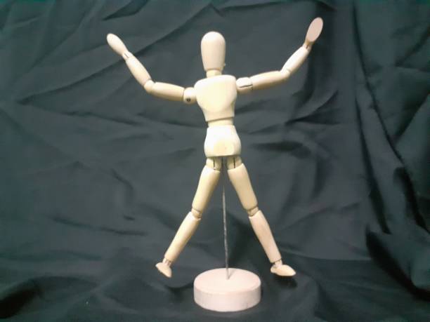 istock A wooden human toy 1331002455
