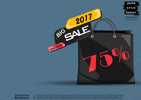 sale discount banner template promotion.idea and concept creativity illustration business modern.