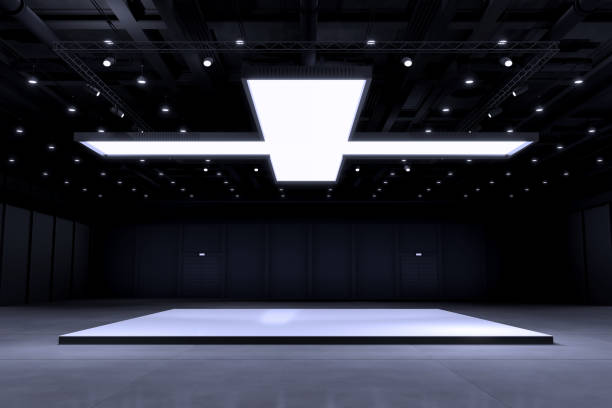 istock Exhibition stand for mockup and Corporate identity,Display.Empty booth Design.Retail booth design elements in Exhibition hall.booth Design trade show.Blank Booth system of Graphic Resources.3d render. 1331024853