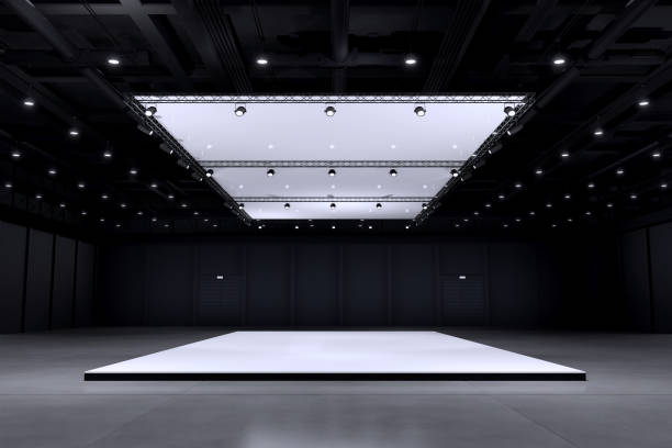 istock Exhibition stand for mockup and Corporate identity,Display.Empty booth Design.Retail booth design elements in Exhibition hall.booth Design trade show.Blank Booth system of Graphic Resources.3d render. 1331025498