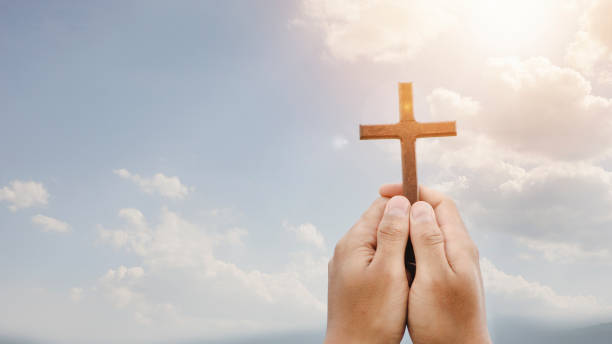 istock Human hands  palm up worship. Eucharist Therapy Bless God Helping Repent Catholic Easter Lent Mind Pray. Christian concept background. 1331030571