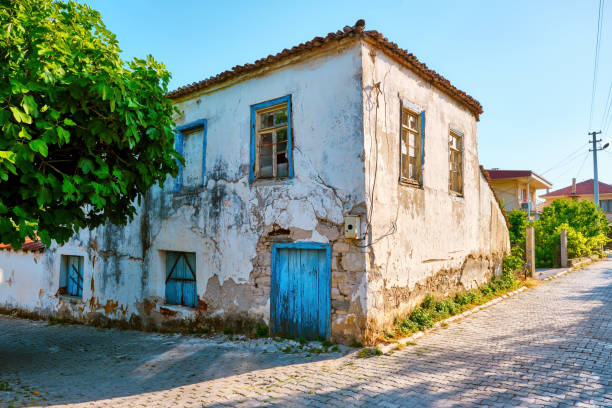 istock Old abandoned Aegean stone house exterior. 1331030668
