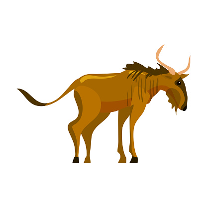Free download of Gnu Cartoon Cow Free Funny Software Copyleft Chunky Vector  Graphic