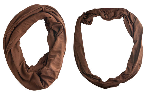 istock scarf summer. multicolored scarf. Scarf top view 1331046689