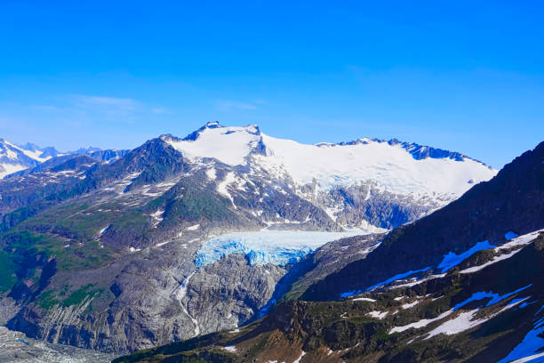 istock Looking down on the glacier from the helicopter window. It was amazing. 1331055777