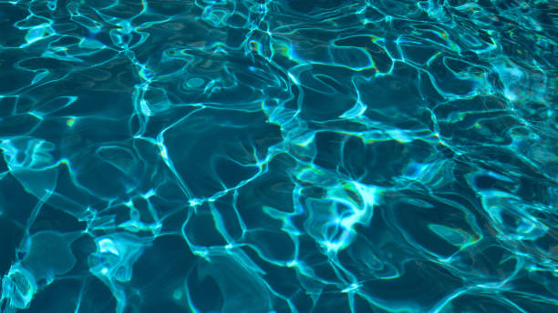 istock Abstract blue texture of swimming pool water 1331059463