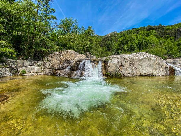 Small Beautiful waterfall in France