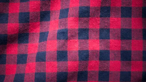 Photo of Red and black plaid shirt