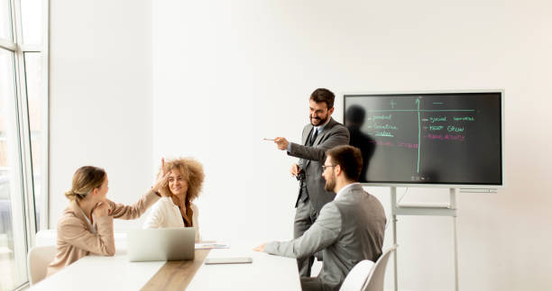 istock Multiethnic young business people working together in the office 1331065875