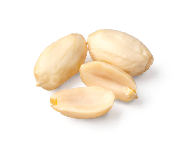 istock Peanuts are isolated. Peanuts on a white background. 1331075616