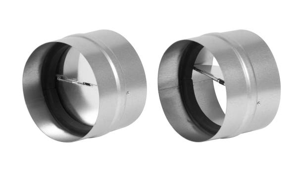 istock Air Volume Damper isolated on white background 1331076784