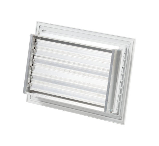 istock Supply and exhaust ventilation grilles on white background 1331076911