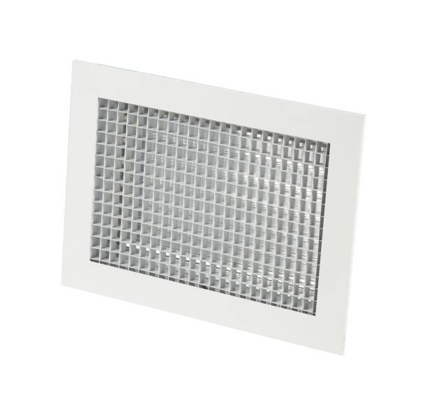 istock Supply and exhaust ventilation grilles on white background 1331076919