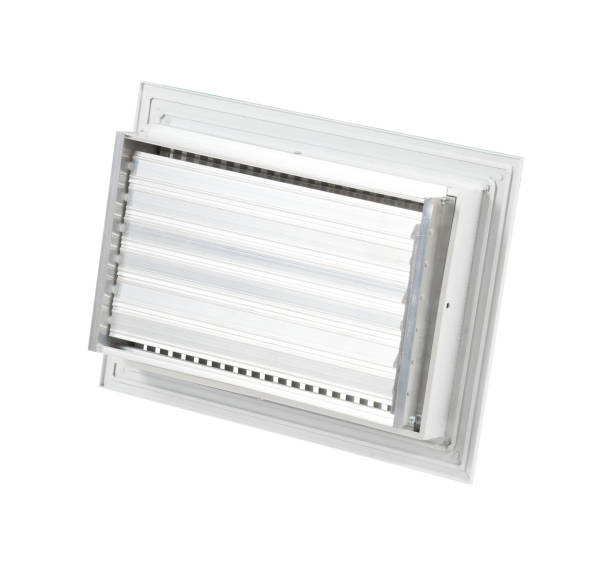 istock Supply and exhaust ventilation grilles on white background 1331076922