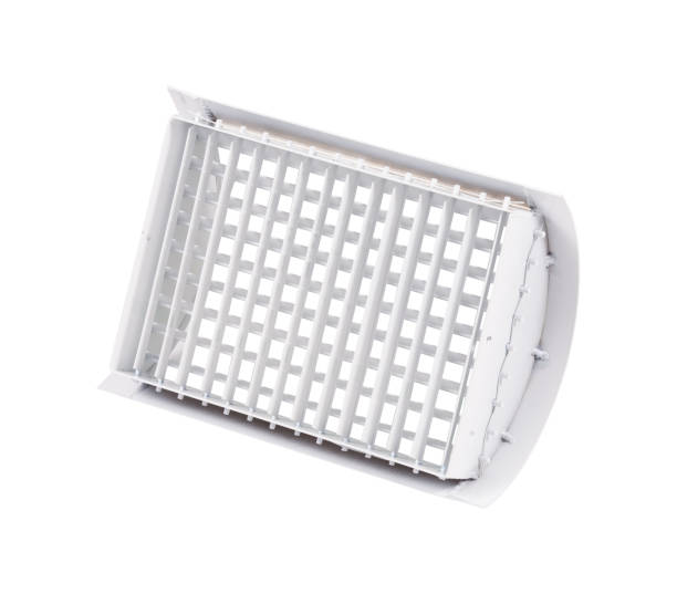 istock Supply and exhaust ventilation grilles on white background 1331077112