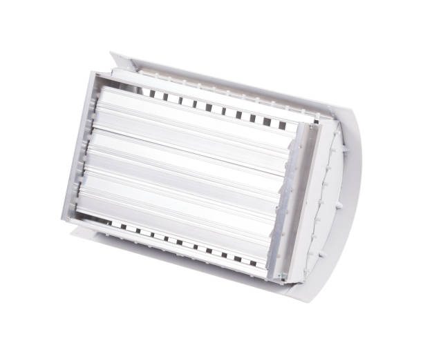 istock Supply and exhaust ventilation grilles on white background 1331077154