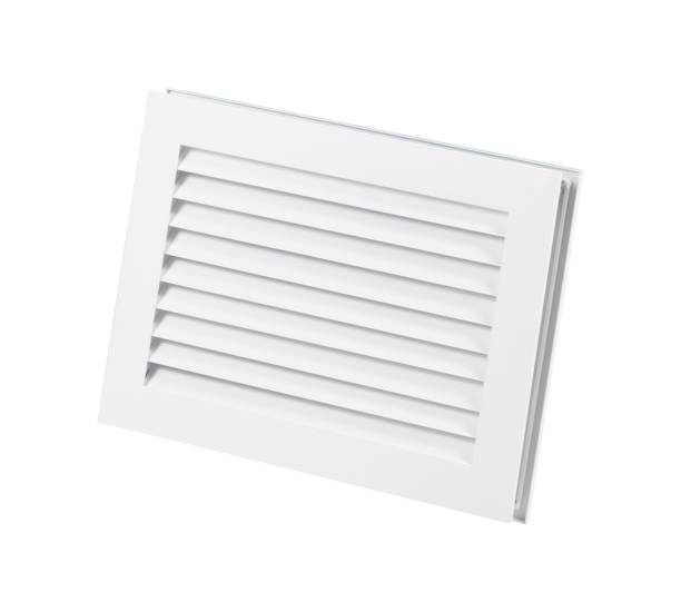 istock Supply and exhaust ventilation grilles on white background 1331077207