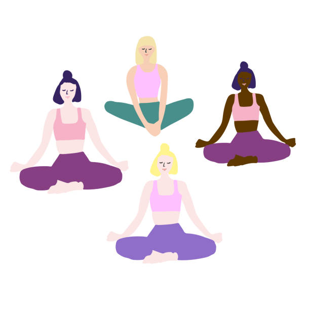37 Cartoon Of Yoga Studio Logos Illustrations & Clip Art - iStock