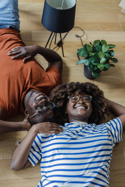 istock Young couple enjoying a new home 1331077525
