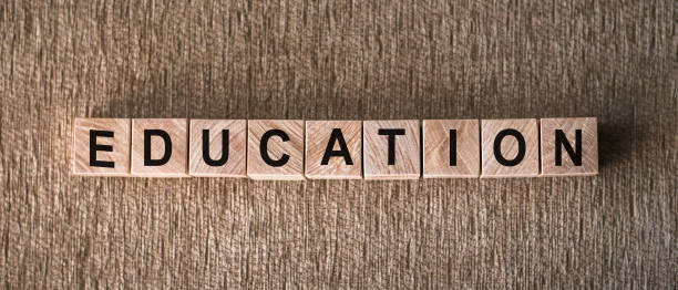 istock Education word written on wooden letters blocks 1331078543