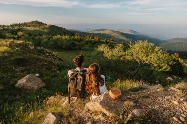 istock A young couple on Kopaonik looking at the view 1331079025