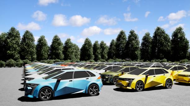 3D illustration of new cars\n\nThis image doesn`t contain any visible trademarked products, corporate identity, logos, or copyrighted elements.\nI am author of design of this car.\nI am author of 3d model of this car
