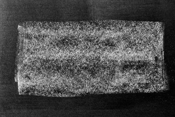 istock White color chalk hand drawing in line or square shape on black board background 1331089438