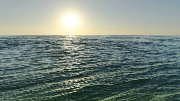istock Ocean natural background, with calm water. 1331092537