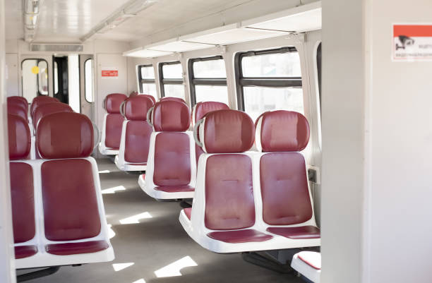 istock Train carriage without people. 1331094144