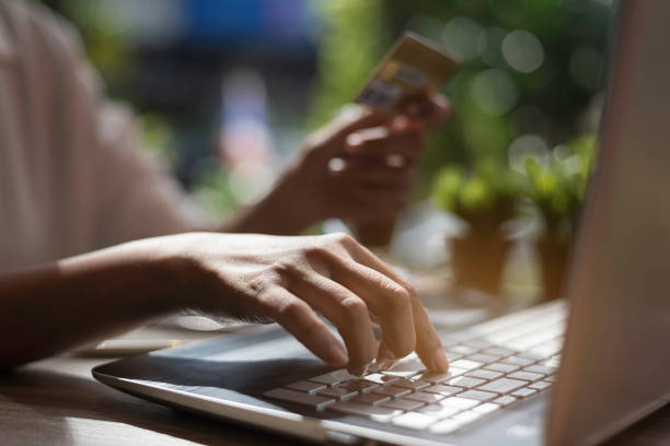 istock In business on line,hand typing data to connet and search information. 1331094707