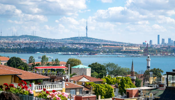 istock Bosphorus Straight and Istanbul Cityscape 1331095793