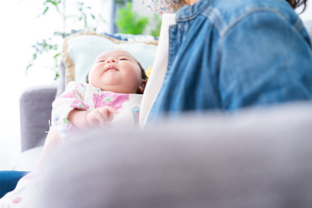 istock A newborn baby being held in the 1331097795