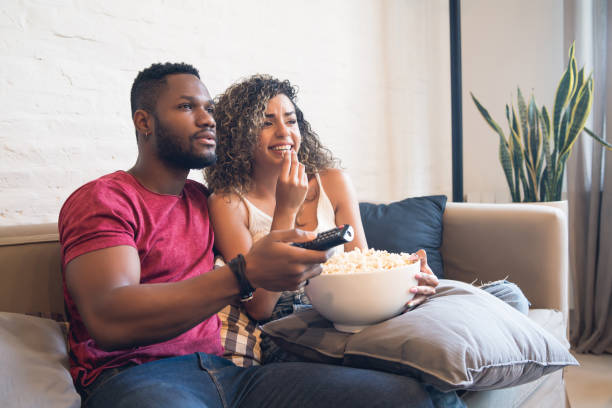 istock Young couple spending good time together at home. 1331113470