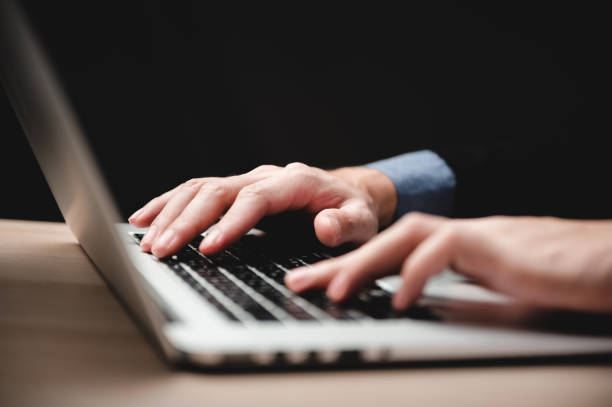 istock confident professional businessman working with laptop in modern business office workplace, executive manager man with computer technology, male businessman entrepreneur startup 1331114886