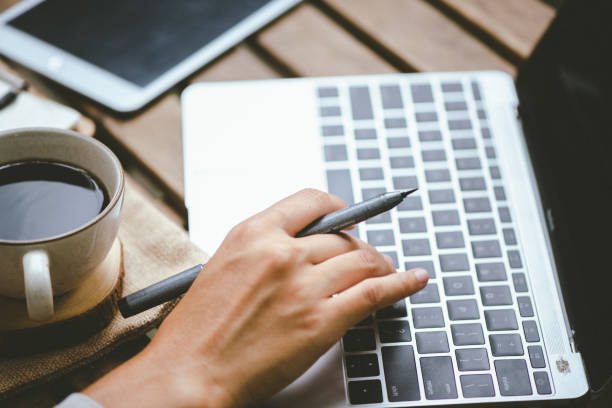 istock business working on tablet or laptop at home, communication internet cyberspace technology, online job lifestyle on computer network work, young person at home office 1331114952