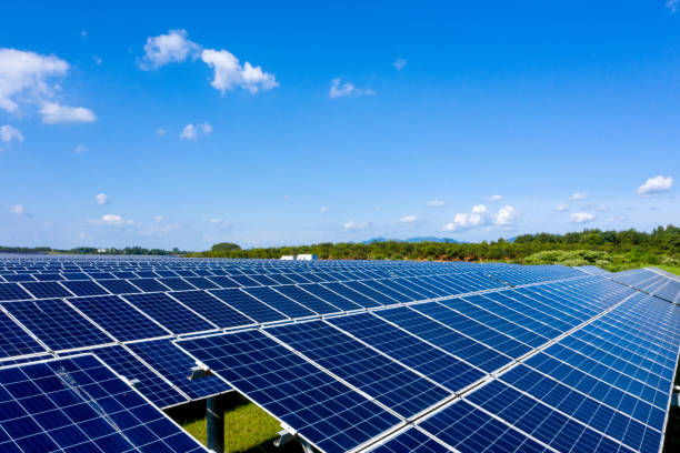 istock Aerial photography solar farm 1331118385
