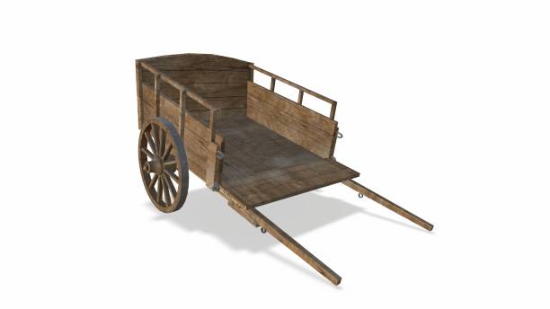 istock old wooden cart 1331122070