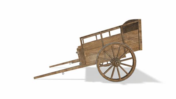 istock old wooden cart 1331123311
