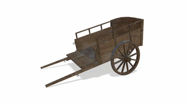 istock old wooden cart 1331123329