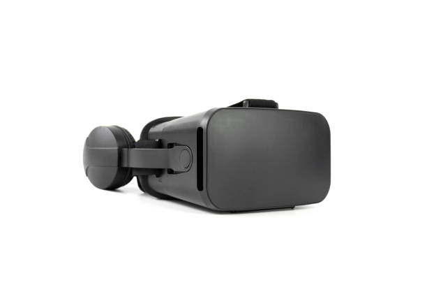 istock VR glasses headset isolated on white background. 1331125896