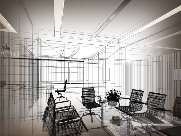 istock 3d rendering of interior conference room 1331126126