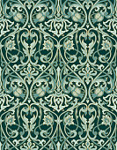 istock Emerald floral background. 1331130693