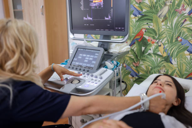 istock Scanning of a thyroid gland 1331135148