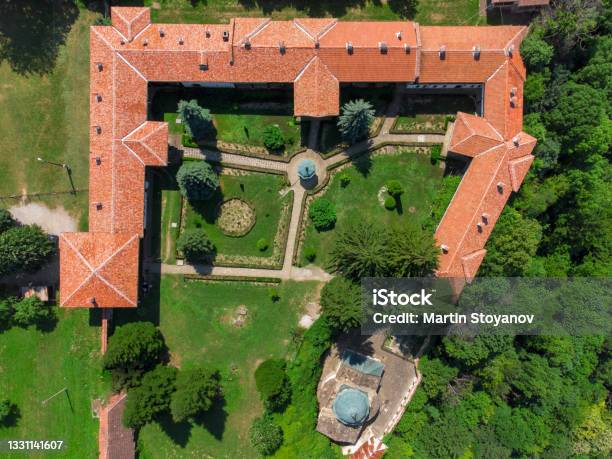 Sokolski Monastery Gabrovo Bulgaria Stock Photo - Download Image Now - Mansion, Drone, Celebrities