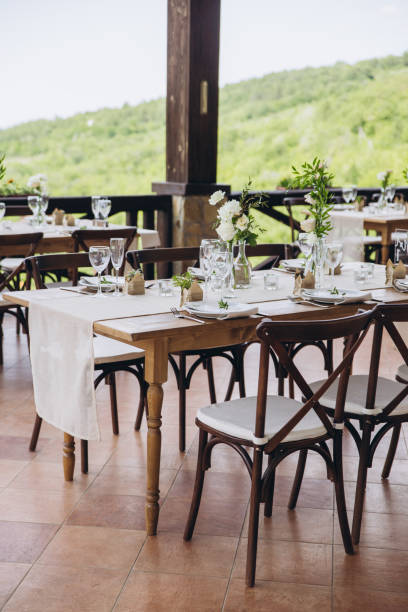 istock Boho wedding table for a newlywed banquet. 1331150864