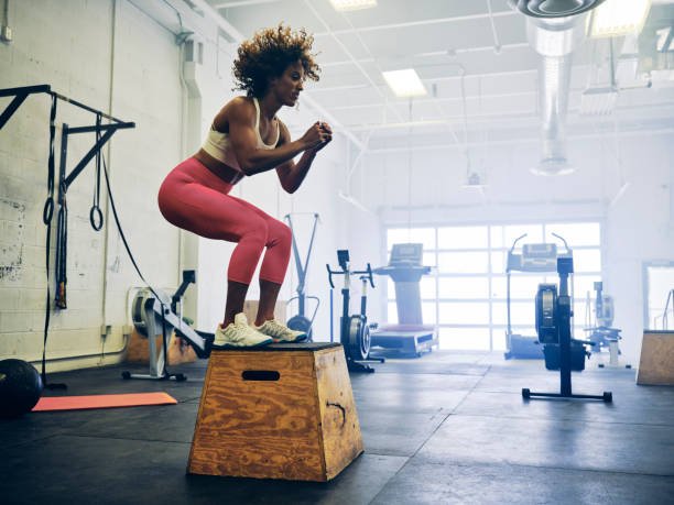 istock Woman in a Cross Training Gym 1331153450