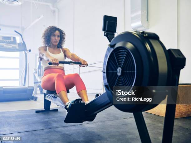Woman in a Cross Training Gym