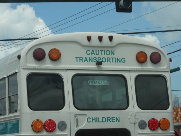 istock School Bus with signage 