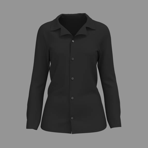Long-sleeve camp shirt mockup